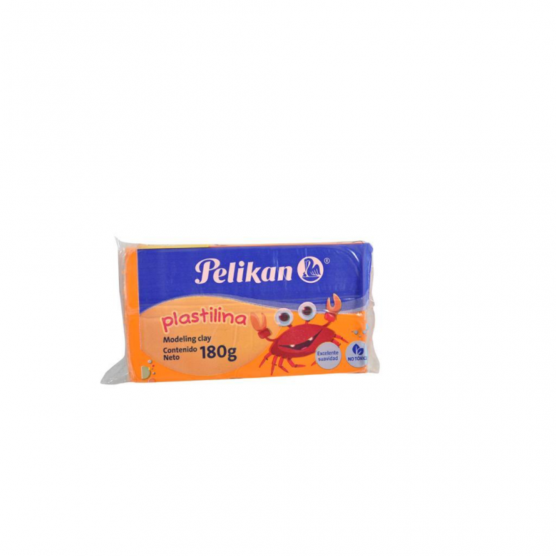 PLASTILINA PELIKAN 180G NARANJA