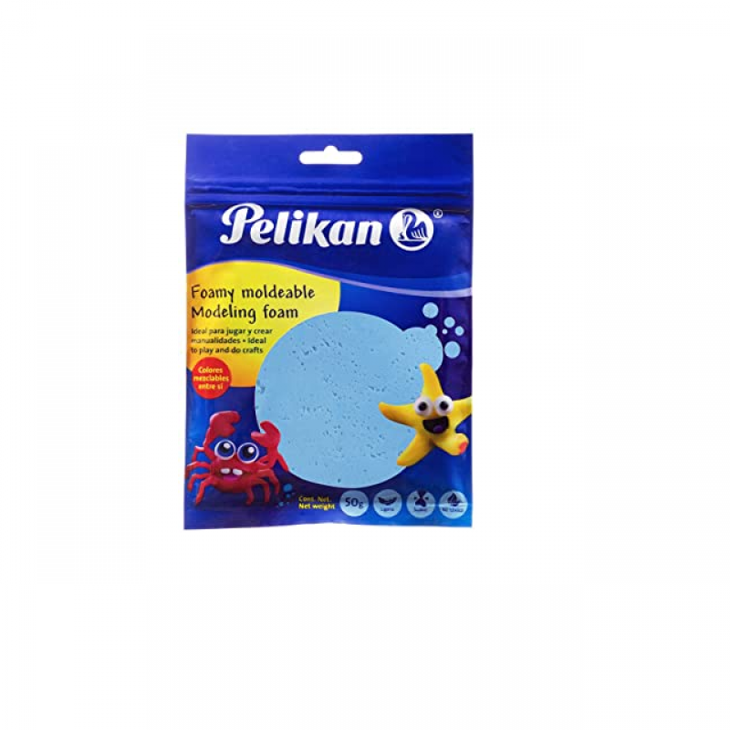 FOAMY MODELABLE PELIKAN 50 GR CELESTE FOAMY MODELABLE PELIKAN 50 GR CELESTE