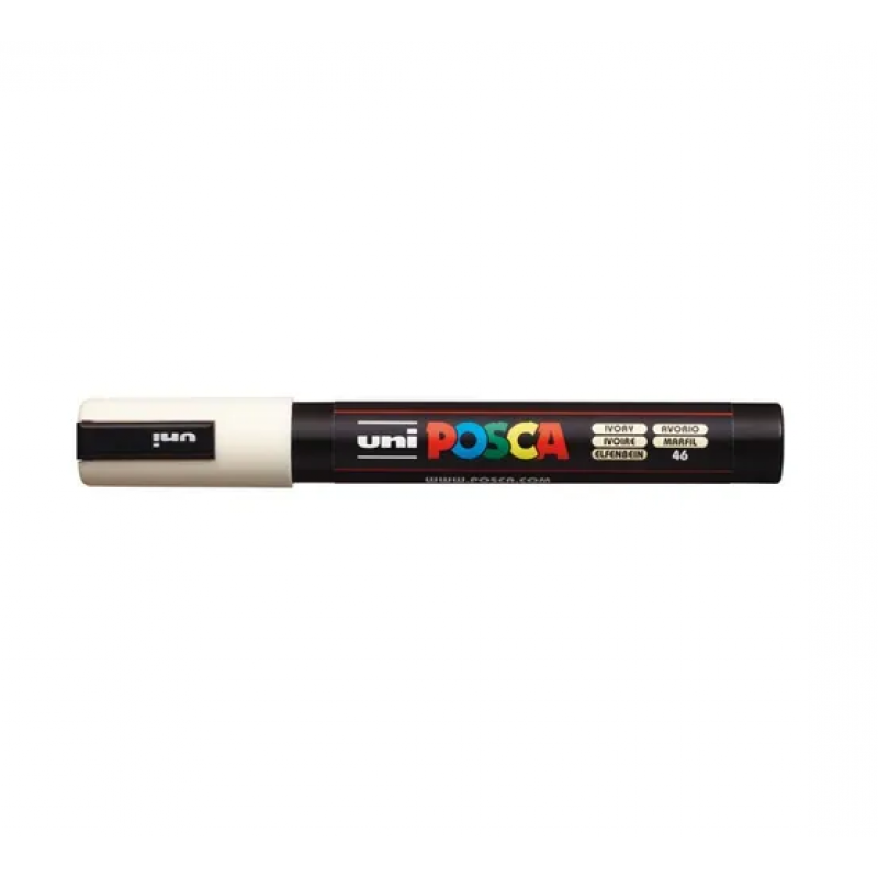 MARCADOR UNI POSCA PC-5M 2MM MARFIL