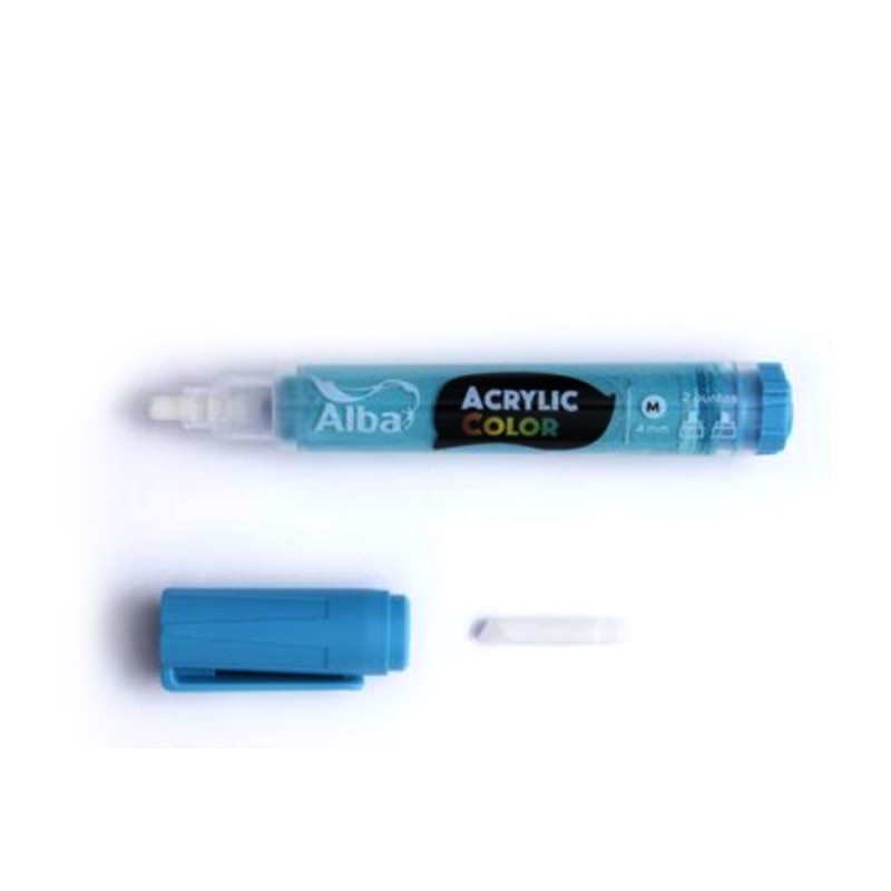 MARCADOR ALBA ACRYLIC M 459 TURQUESA 4 MM MARCADOR ALBA ACRYLIC M 459 TURQUESA 4 MM