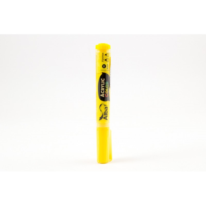 MARCADOR ALBA ACRYLIC M 474 AMARILLO MEDIANO 4 MM MARCADOR ALBA ACRYLIC M 474 AMARILLO MEDIANO 4 MM