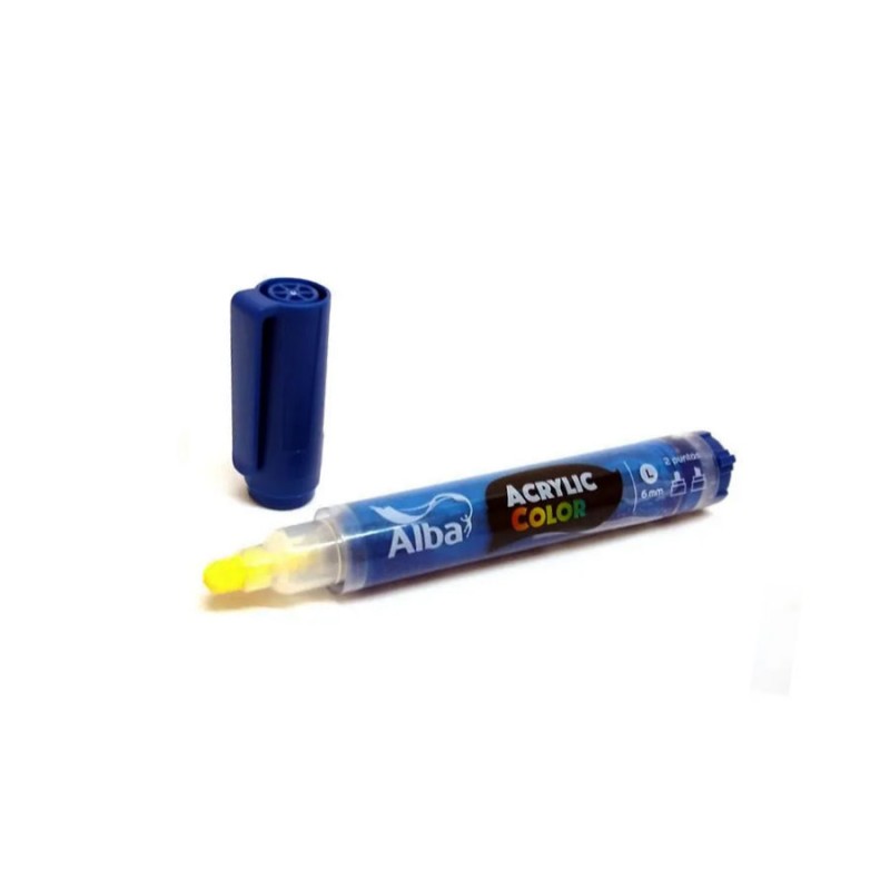 MARCADOR ALBA ACRYLIC L 447 AZUL NOCHE 6 MM MARCADOR ALBA ACRYLIC L 447 AZUL NOCHE 6 MM