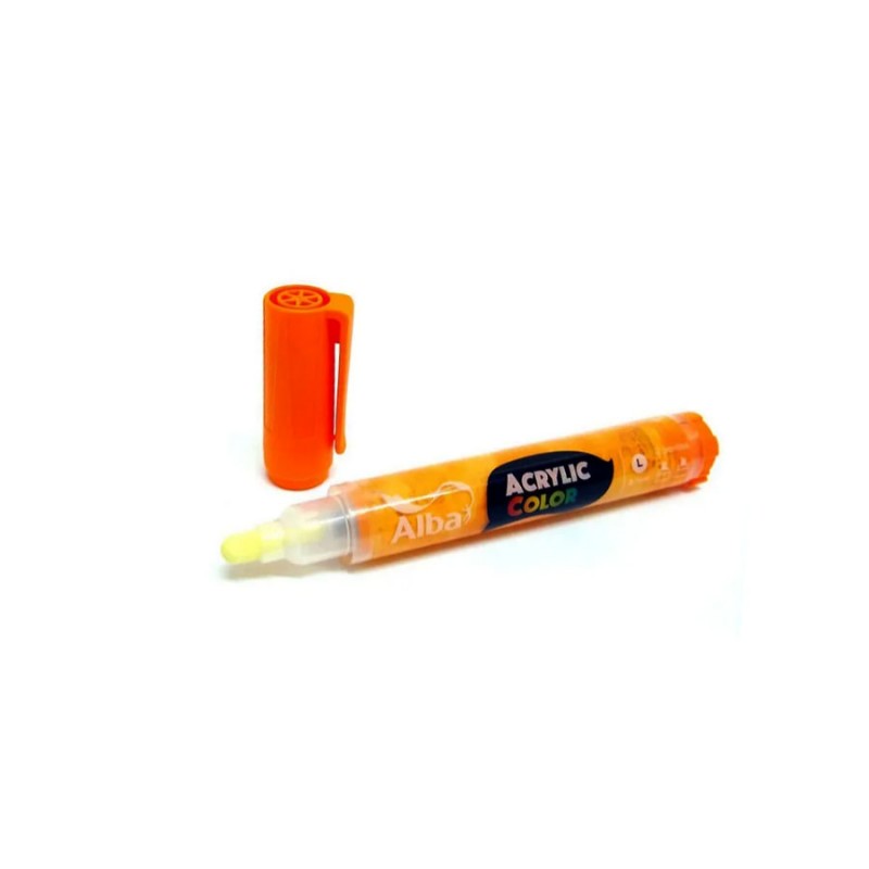 MARCADOR ALBA ACRYLIC L 482 ANARANJADO 6 MM MARCADOR ALBA ACRYLIC L 482 ANARANJADO 6 MM