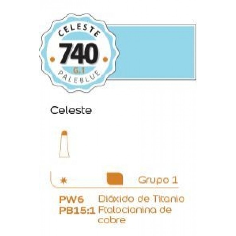 TEMPERA ALBA 740 CELESTE