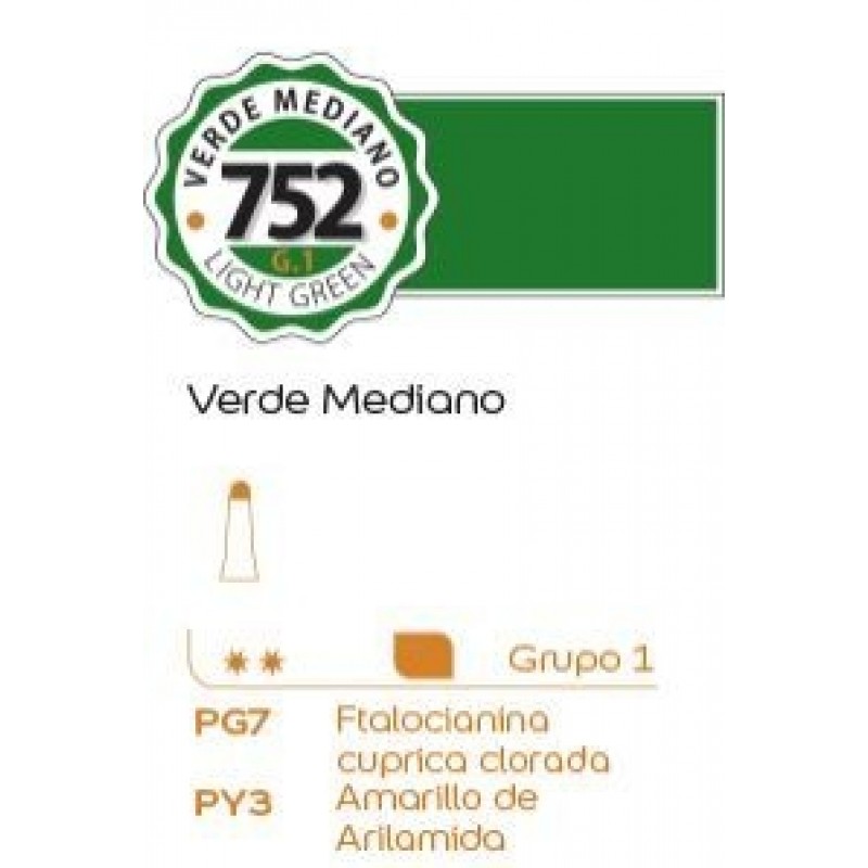 TEMPERA ALBA 752 VERDE MEDIANO