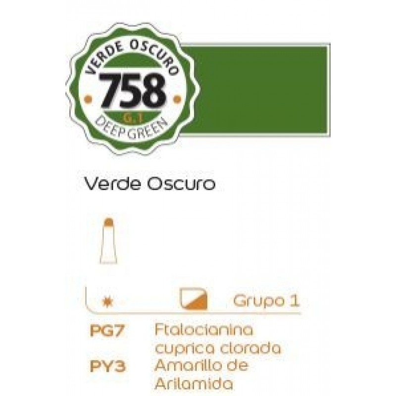 TEMPERA ALBA 758 VERDE OSCURO TEMPERA ALBA 758 VERDE OSCURO