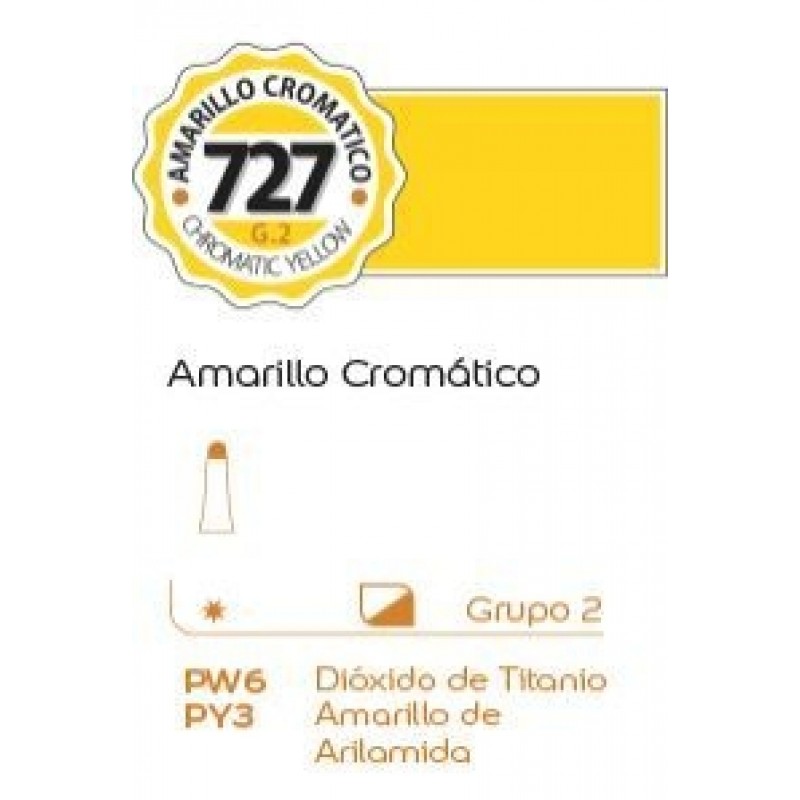 TEMPERA ALBA 727 AMARILLO CROMATICO