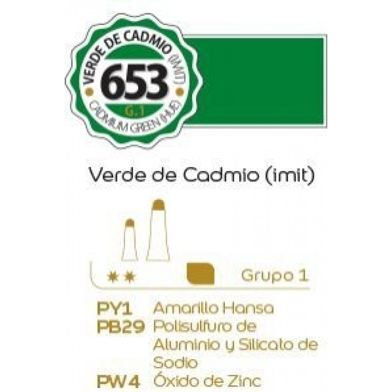 OLEO ALBA 653 18 ML VERDE CADMIO HUE OLEO ALBA 653 18 ML VERDE CADMIO HUE