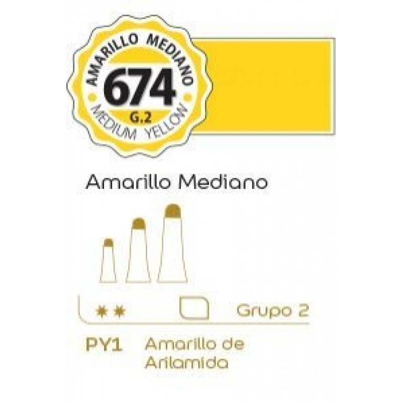 OLEO ALBA 674 18 ML AMARILLO MEDIANO OLEO ALBA 674 18 ML AMARILLO MEDIANO