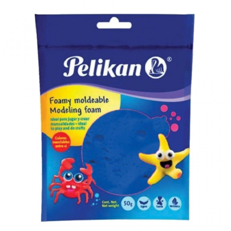 FOAMY MOLDEABLE PELIKAN 50 GR AZUL FOAMY MOLDEABLE PELIKAN 50 GR AZUL