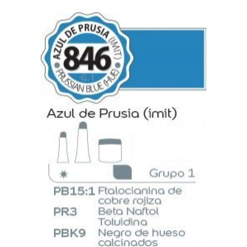 ACRILICO ALBA 846 18 ML AZUL PRUSIA ACRILICO ALBA 846 18 ML AZUL PRUSIA