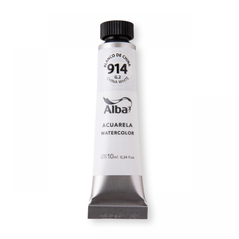 ACUARELA ALBA 914 BLANCO DE CHINA PROF 10 ML ACUARELA ALBA 914 BLANCO DE CHINA PROF 10 ML
