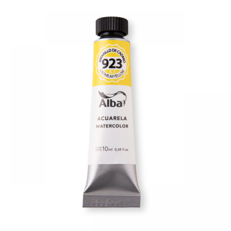 ACUARELA ALBA 923 AMARILLO DE CADMIO PROF 10ML ACUARELA ALBA 923 AMARILLO DE CADMIO PROF 10ML