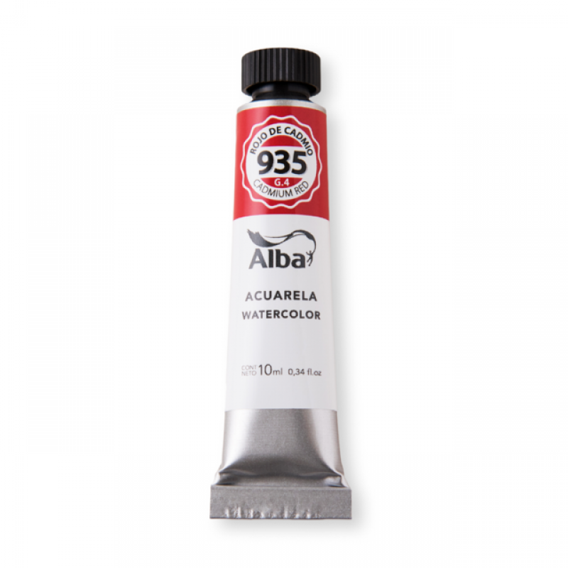 ACUARELA ALBA 935 ROJO DE CADMIO PROF 10 ML ACUARELA ALBA 935 ROJO DE CADMIO PROF 10 ML