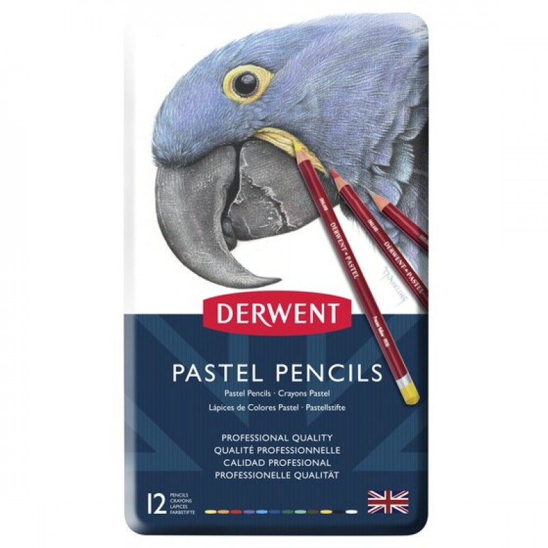 LAPICES DERWENT PASTEL X 12 COLORES