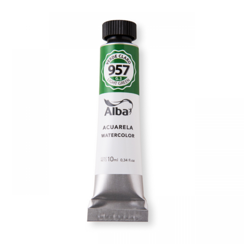 ACUARELA ALBA 957 VERDE CLARO PROF 10ML ACUARELA ALBA 957 VERDE CLARO PROF 10ML