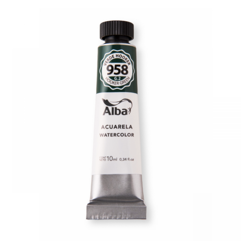 ACUARELA ALBA 958 VERDE HOOKER PROF 10ML ACUARELA ALBA 958 VERDE HOOKER PROF 10ML
