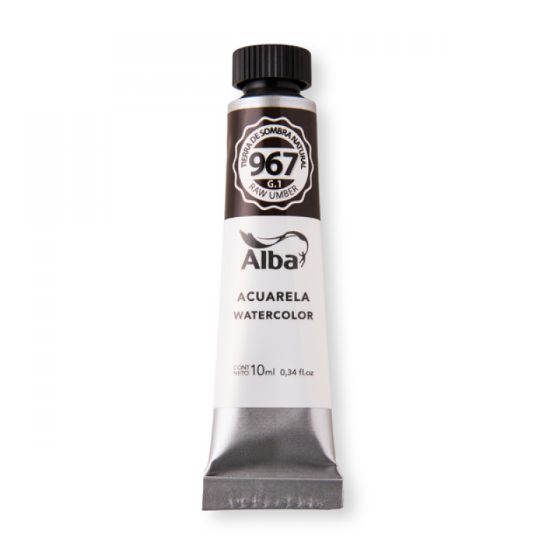 ACUARELA ALBA 967 TIERRA DE SOMBRA NATURAL PROF 10 ML ACUARELA ALBA 967 TIERRA DE SOMBRA NATURAL PROF 10 ML