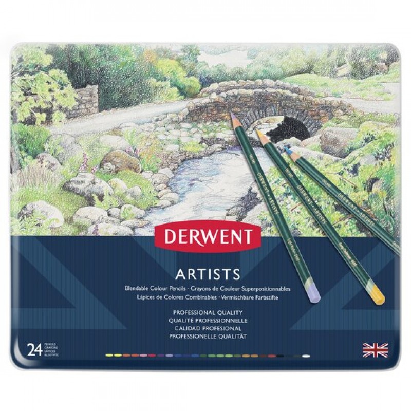 LAPICES DERWENT ARTIST X 24 COLORES LAPICES DERWENT ARTIST X 24 COLORES