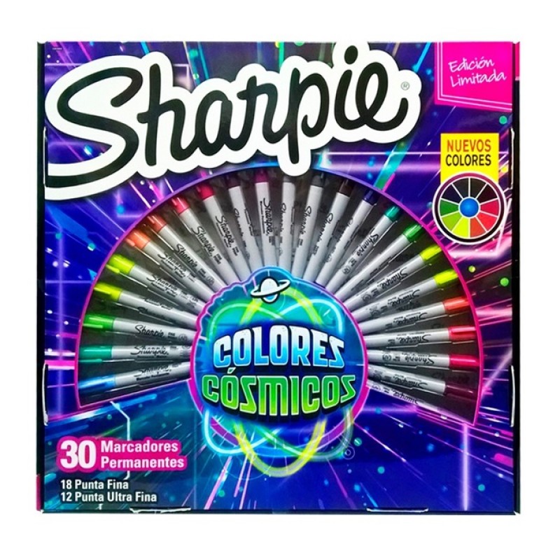 SET SHARPIE COLORES COSMICOS X 30 UNID SET SHARPIE COLORES COSMICOS X 30 UNID