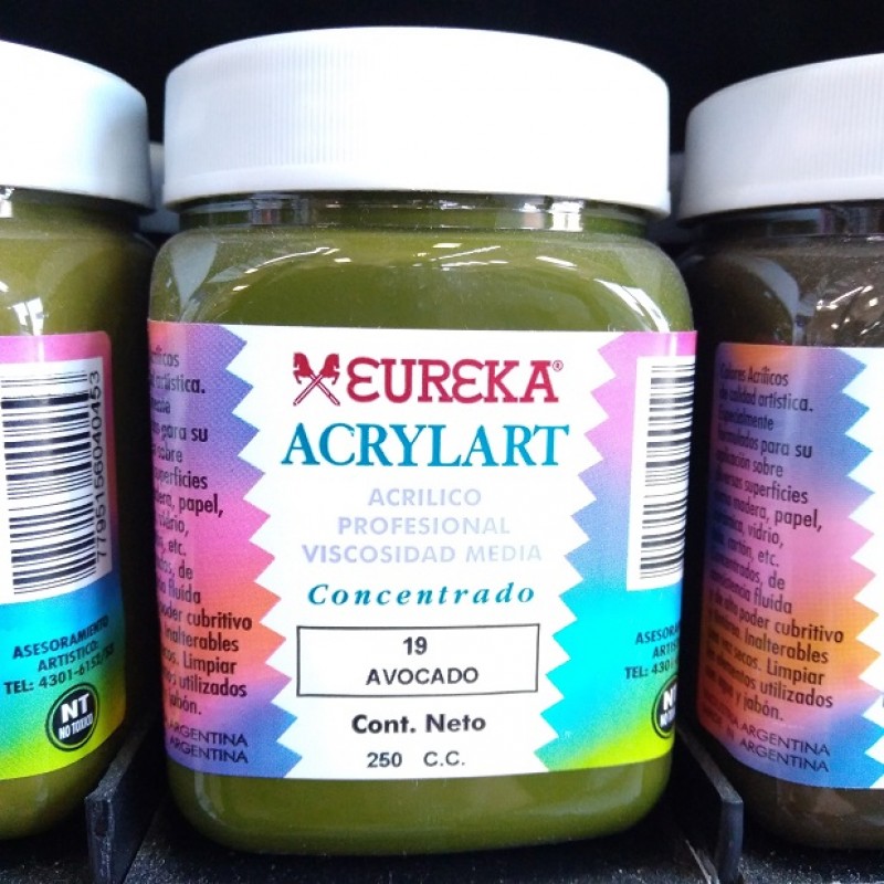 ACRILICO EUREKA X 250 CC AVOCADO ACRILICO EUREKA X 250 CC AVOCADO