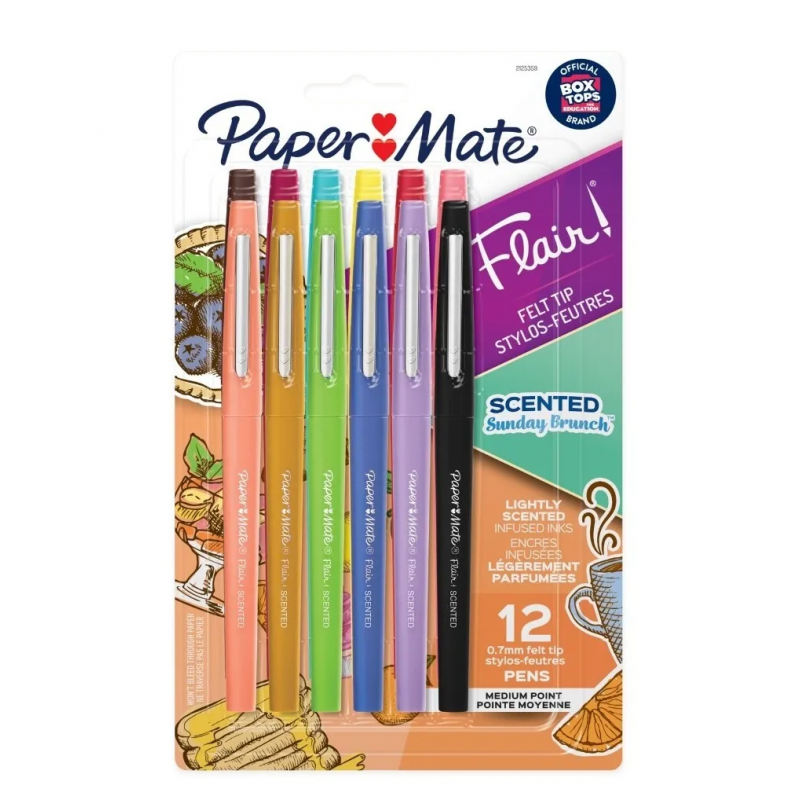 MARCADORES PAPER MATE FLAIR X 12 SCENTED PERFUMADOS MARCADORES PAPER MATE FLAIR X 12 SCENTED PERFUMADOS