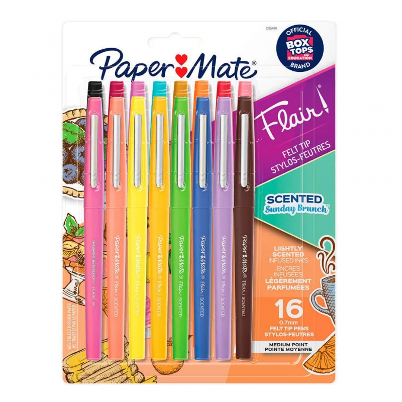 MARCADORES PAPER MATE FLAIR X 16 SCENTED PERFUMADOS MARCADORES PAPER MATE FLAIR X 16 SCENTED PERFUMADOS
