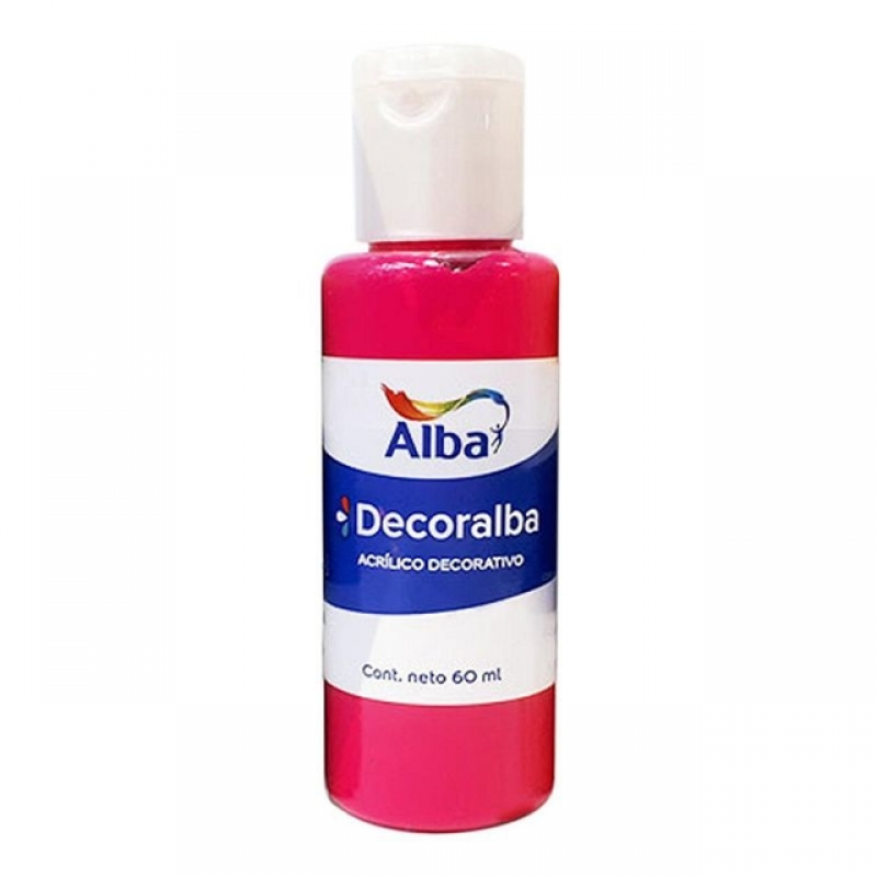 ACRILICO DECORALBA X 60 ML CORAL ACRILICO DECORALBA X 60 ML CORAL
