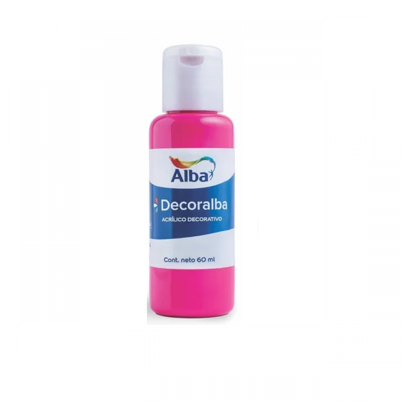 ACRILICO DECORALBA X 60 ML ROSA CHICLE ACRILICO DECORALBA X 60 ML ROSA CHICLE