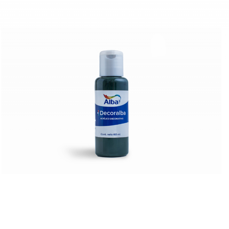 ACRILICO DECORALBA X 60 ML VERDE NOCHE ACRILICO DECORALBA X 60 ML VERDE NOCHE