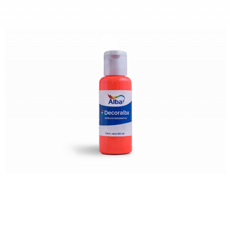 ACRILICO DECORALBA X 60 ML NARANJA BRILLANTE ACRILICO DECORALBA X 60 ML NARANJA BRILLANTE