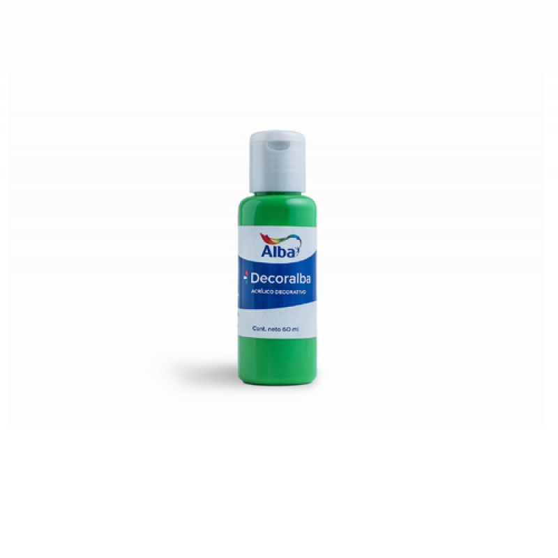 ACRILICO DECORALBA X 60 ML VERDE MEDIANO ACRILICO DECORALBA X 60 ML VERDE MEDIANO