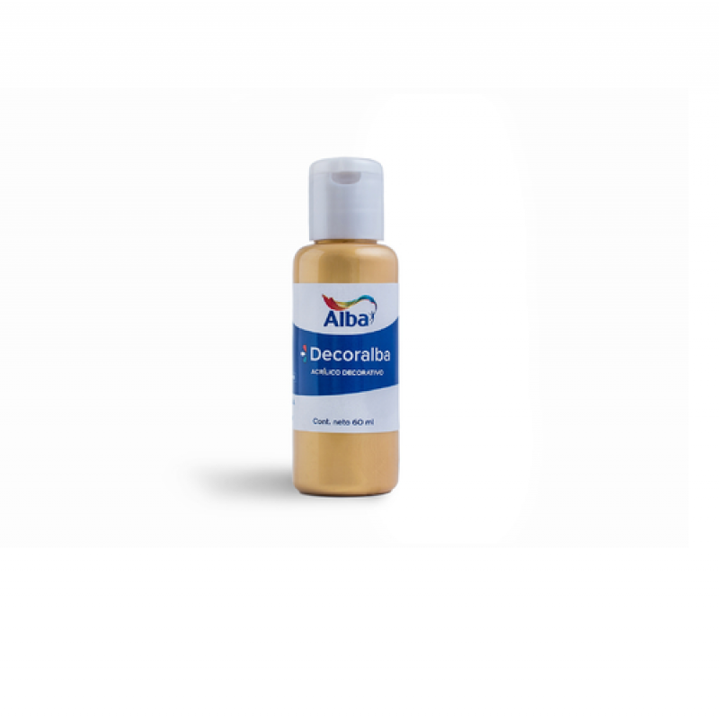 ACRILICO DECORALBA X 60 ML ORO ACRILICO DECORALBA X 60 ML ORO