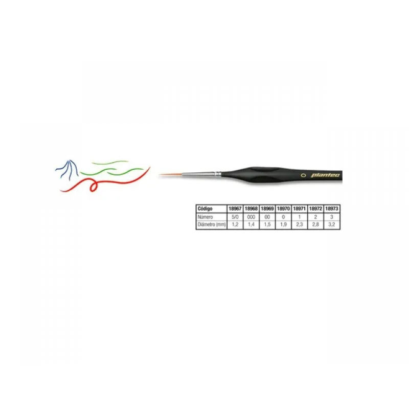 PINCEL PLAN TEC 8970 2/0 LINER TRIANGULAR PINCEL PLAN TEC 8970 2/0 LINER TRIANGULAR