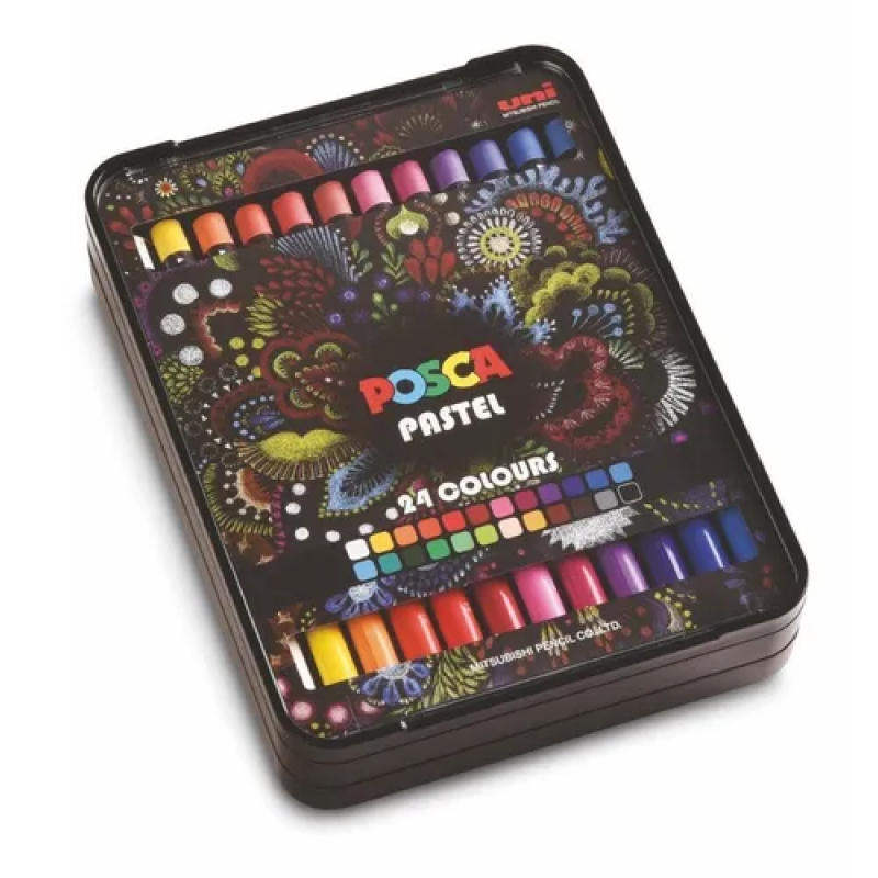 PASTELES POSCA X 24 COLORES