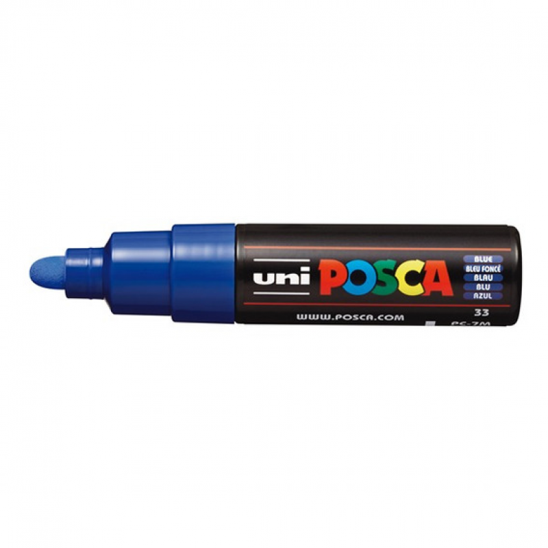 MARCADOR UNI POSCA PC-7M PTA. REDONDO 5MM AZUL MARCADOR UNI POSCA PC-7M PTA. REDONDO 5MM AZUL