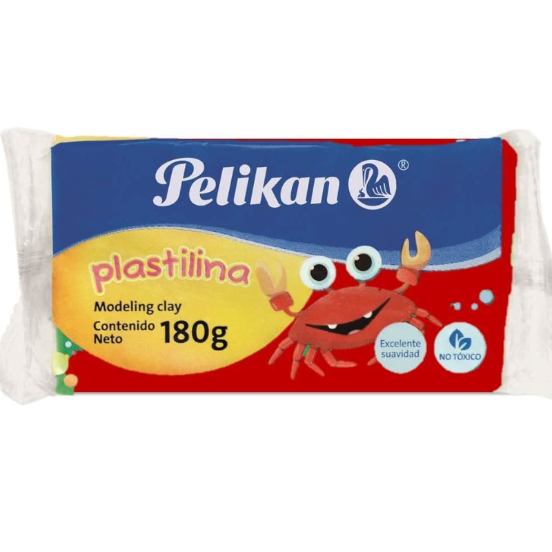 PLASTILINA PELIKAN ROJA X 180GRS PLASTILINA PELIKAN ROJA X 180GRS
