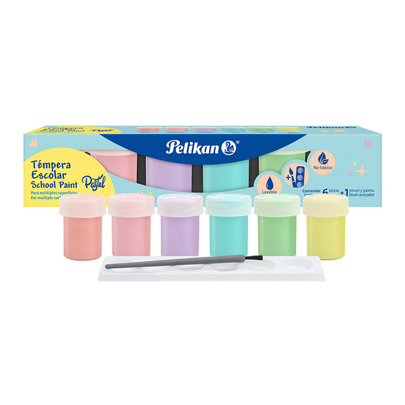 TEMPERA PASTEL PELIKAN 20ML X 6 COL TEMPERA PASTEL PELIKAN 20ML X 6 COL