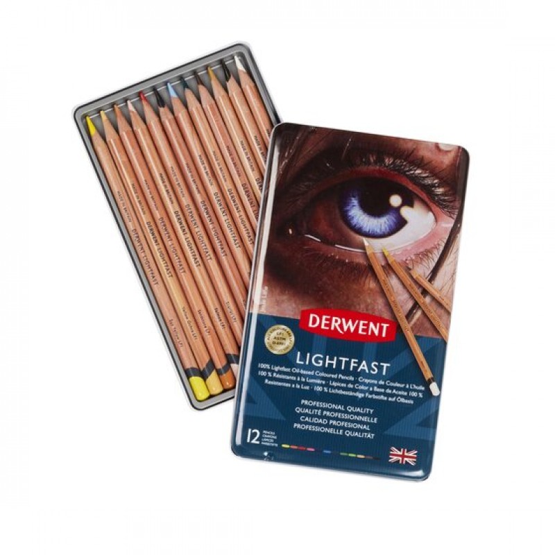 LAPICES DERWENT LIGHTFAST X 12 LATA LAPICES DERWENT LIGHTFAST X 12 LATA