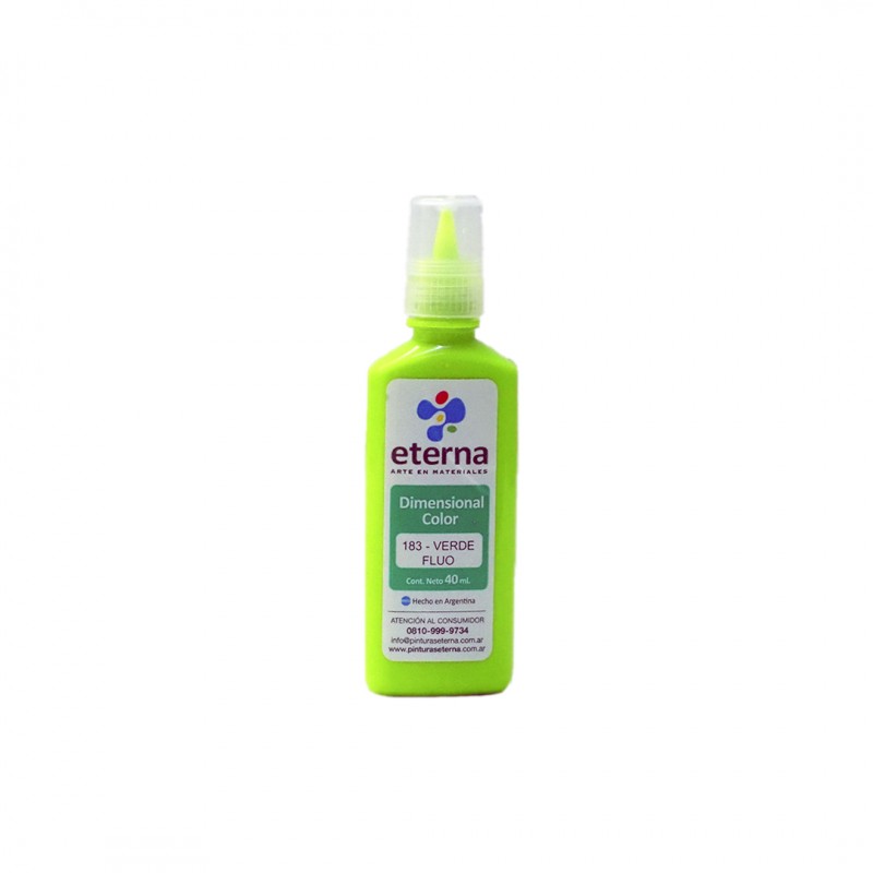 DIMENSIONAL ETERNA X40ML. VERDE FLUO 183 DIMENSIONAL ETERNA X40ML. VERDE FLUO 183