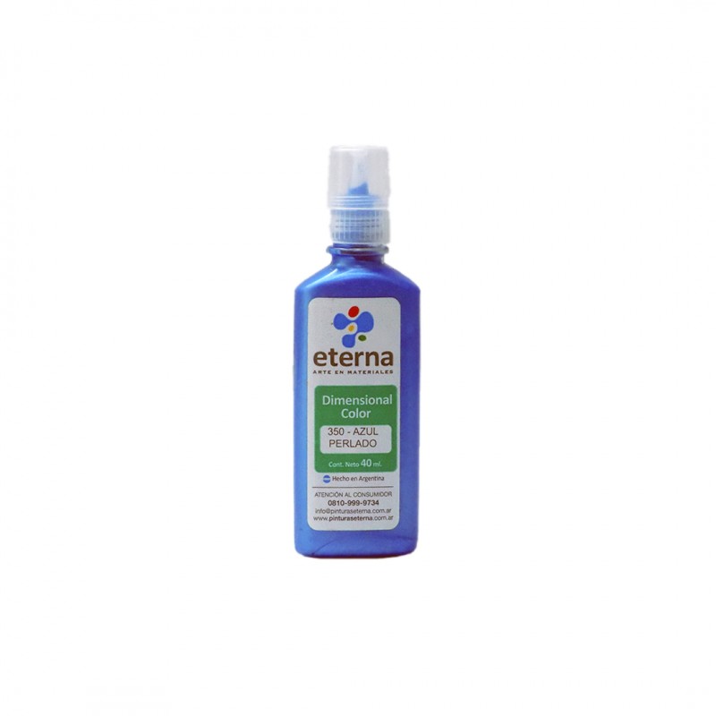 DIMENSIONAL ETERNA X40ML. AZUL PERLADO 350 DIMENSIONAL ETERNA X40ML. AZUL PERLADO 350