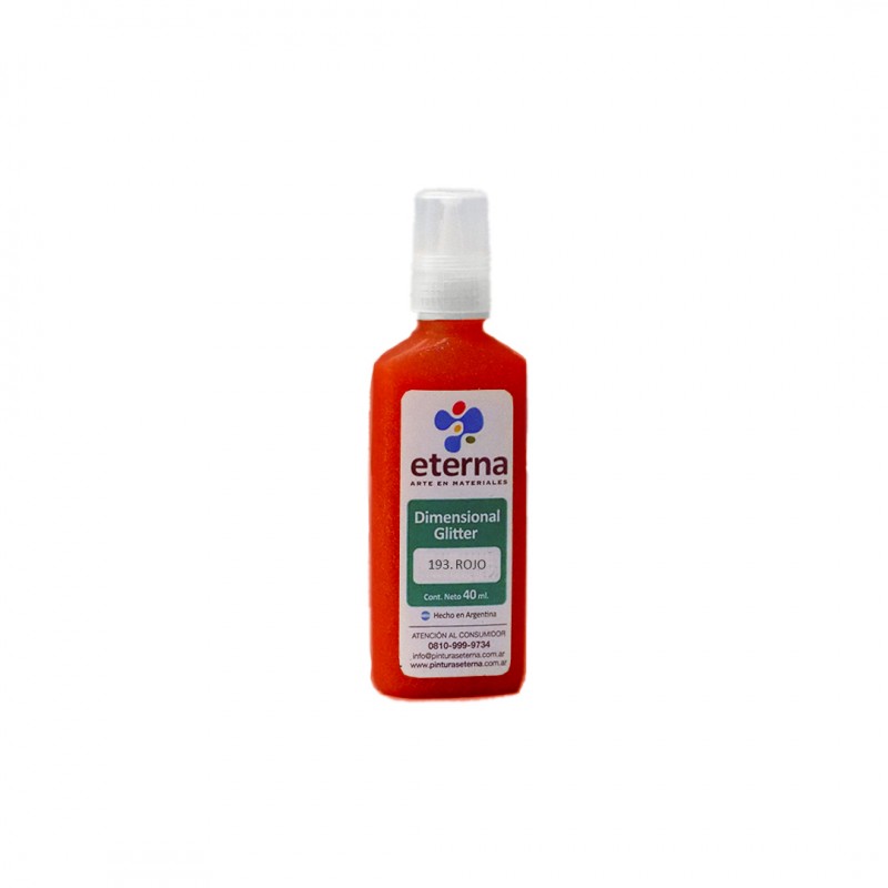 DIMENSIONAL GLITTER ETERNA X40ML. ROJO 193 DIMENSIONAL GLITTER ETERNA X40ML. ROJO 193