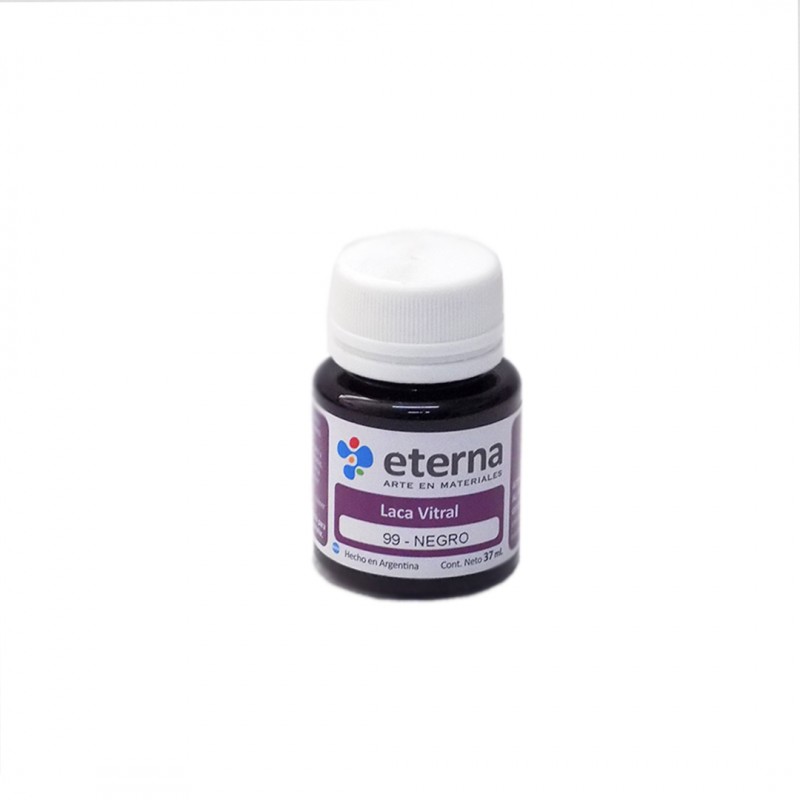 LACA VITRAL ETERNA 37ML NEGRO