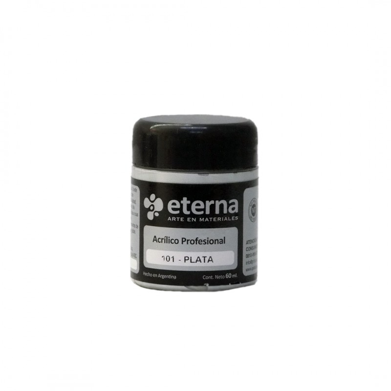 ACRILICO PROF. ETERNA X60ML. PLATA ACRILICO PROF. ETERNA X60ML. PLATA