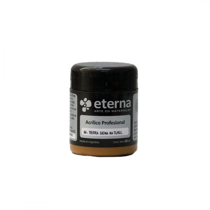 ACRILICO PROF. ETERNA X60ML. TIERRA SIENA NAT. ACRILICO PROF. ETERNA X60ML. TIERRA SIENA NAT.