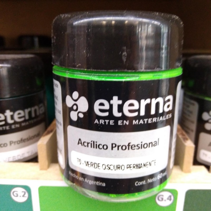 ACRILICO PROF. ETERNA X60ML. VERDE OSC. PERM. ACRILICO PROF. ETERNA X60ML. VERDE OSC. PERM.