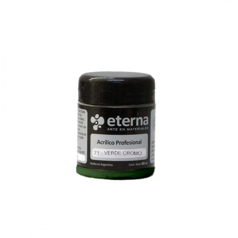 ACRILICO PROF. ETERNA X60ML. VERDE OXIDO DE CROMO ACRILICO PROF. ETERNA X60ML. VERDE OXIDO DE CROMO
