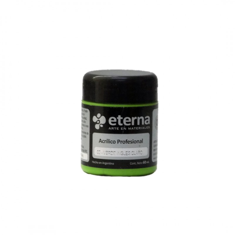 ACRILICO PROF. ETERNA X60ML. VERDE INGLES CLARO ACRILICO PROF. ETERNA X60ML. VERDE INGLES CLARO