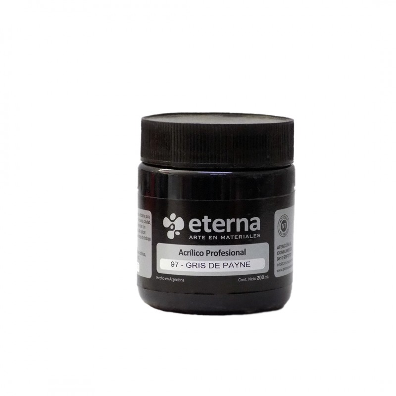 ACRILICO PROF. ETERNA X200ML. GRIS DE PAYNE ACRILICO PROF. ETERNA X200ML. GRIS DE PAYNE