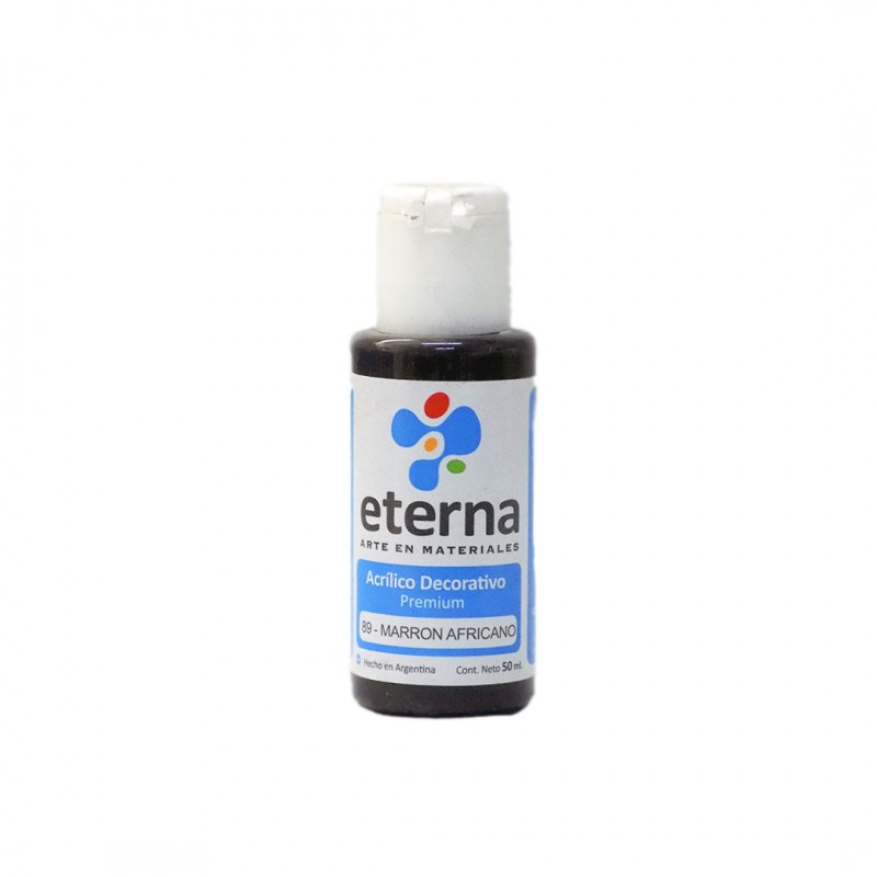 ACRILICO DECORATIVO ETERNA X50ML. MARRON ACRILICO DECORATIVO ETERNA X50ML. MARRON